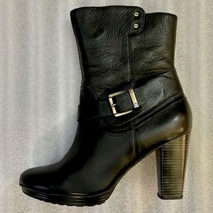 Clarks indigo Lida Sayer boot, black